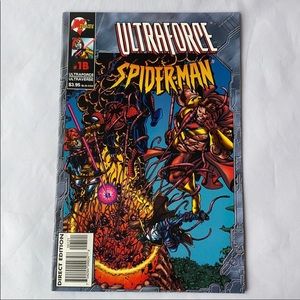 Ultraforce/Spider-Man Comic Book No. 1B Jan. ‘96 Malibu Comics Direct Edition
